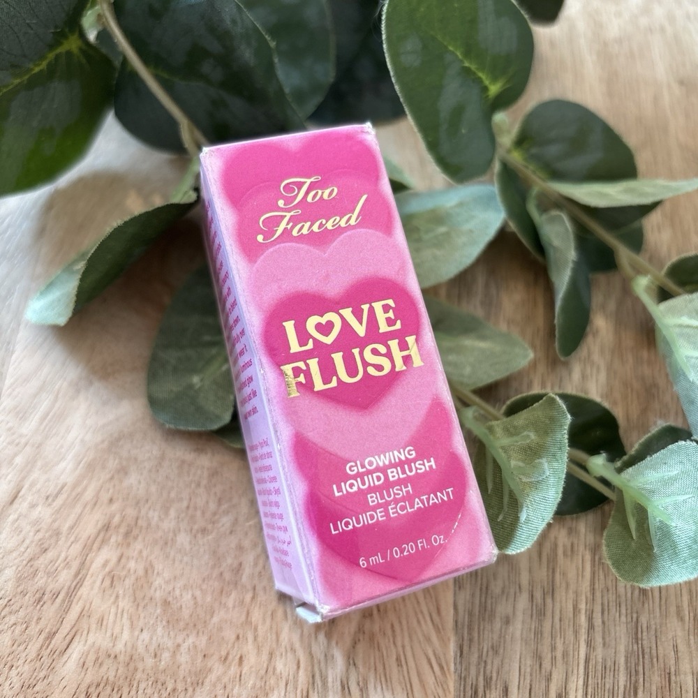 Too Faced Love Flush Glowing Liquid Blush "LAST LOVE" 0.20oz (6mL) •NEW IN BOX•